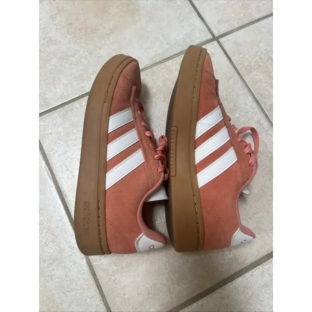 Adidas Grand Court Alpha Sneaker - Women's - Coral - 8 - Picture 7 of 9